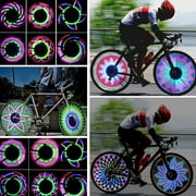 Sijiali Waterproof 16 LED Bike Bicycle Tire Wheel Spoke Light Auto Sensor Cycling Lamp