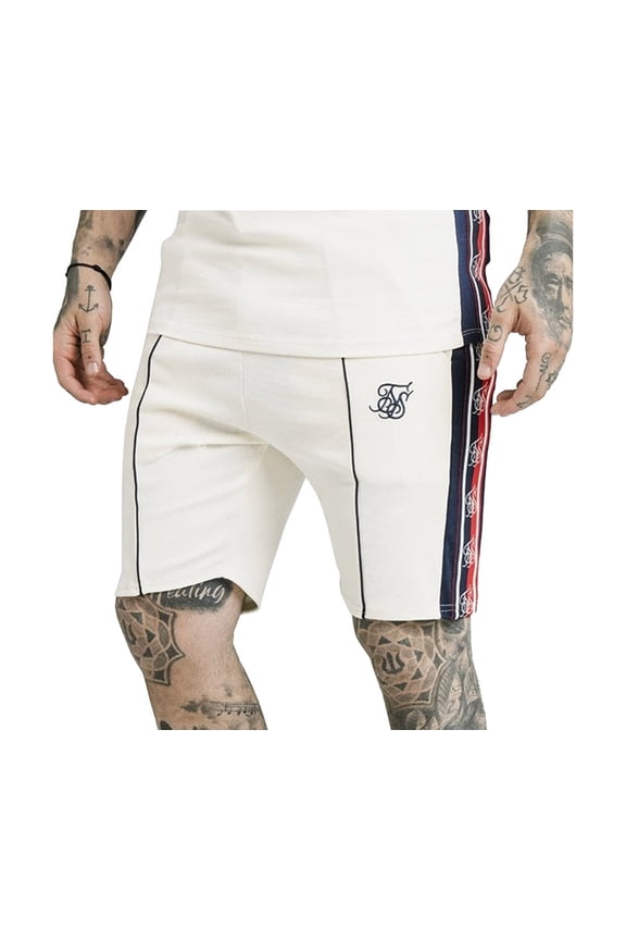 Tape Mens Active Shorts Size L, Color: White