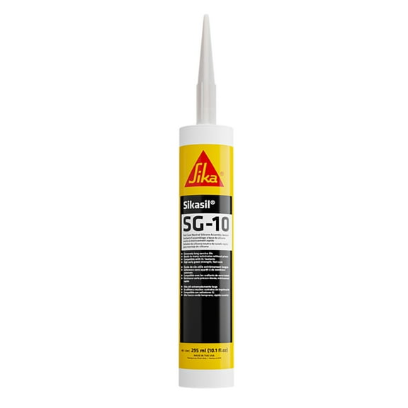Sikasil 017-412772 SG-10 Silicone Sealant - 295 ML (10.1 oz.), Clear