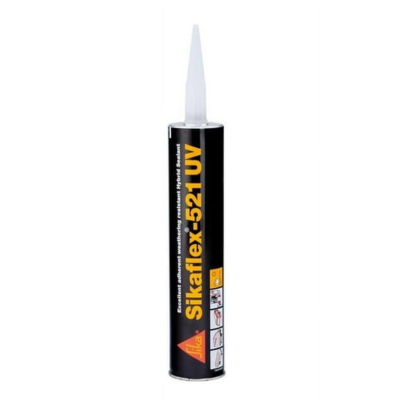 Sika 10.3 oz Cartridge Sikaflex 521UV UV Resistant LM Polyurethane Sealant, White