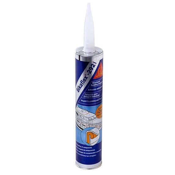 Sika 409802 10.3 oz Cartridge Sikaflex 292I Marine Structural Bonding Component, White