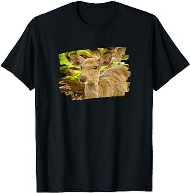 Sika Deer T-Shirt - Walmart.com