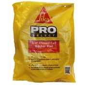 Sika - Polyethylene foam - Closed cell backer rod gray - To fill joints and cracks before applying sealant - water-resistant, flexible - 3/4" Diameter x 20 ft. Long