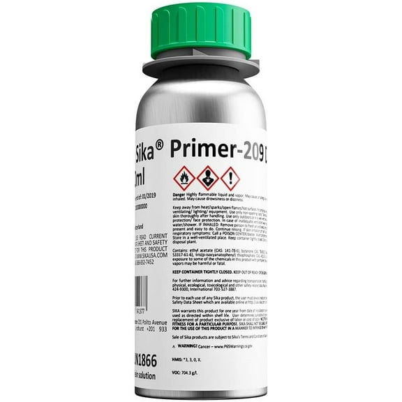Sika Primer-209 D Black 250ml Bottle