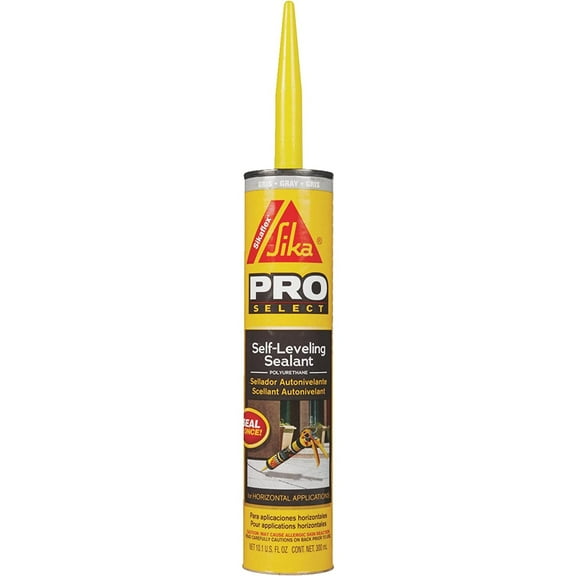 Sika Pro Select Gray Polyurethane Concrete Self-Leveling Sealant 10.1 oz. (Pack of 12)