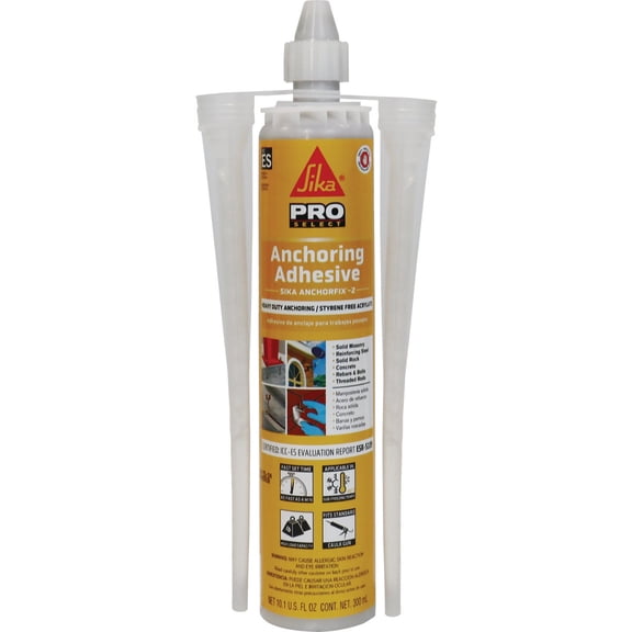 Sika Pro Select Super Strength Siliconized Acrylic Adhesive - 10.1 oz  Residential Use, Standard Application