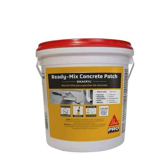 Sika Sikacryl PRO SELECT Series 514899 Ready Mix Concrete, Gray, Paste, 1 gal, Container