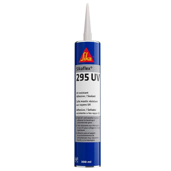 Sika Sikaflex® 295 UV - Black - 10oz Tube w/Nozzle | Bundle of 10