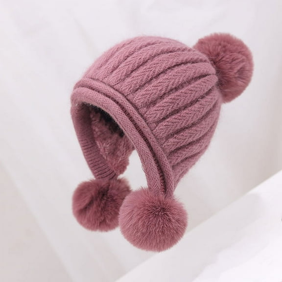 SikaFu Autumn And Winter Big Head Circumference Warm Wool Cap Ladies Silver Line Knitted Caps Thicken Plus Velvet Warm Hair Ball Hats