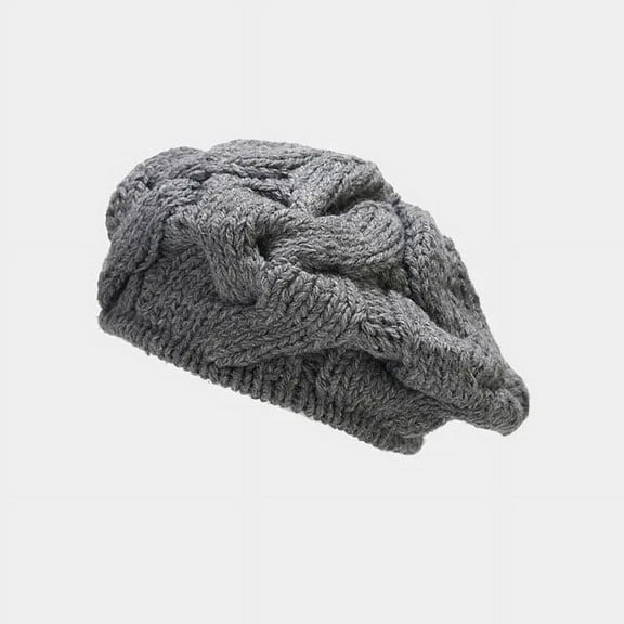 SikaFu Autumn Winter Acrylic Solid Color Beret Painter Hat Octagonal Cap for Women and Girl 05