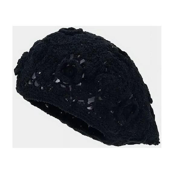 SikaFu Autumn Winter Solid Warm Cotton Octagonal Hats for Women and Girl Berets Painter Hat Beanie Cap 114