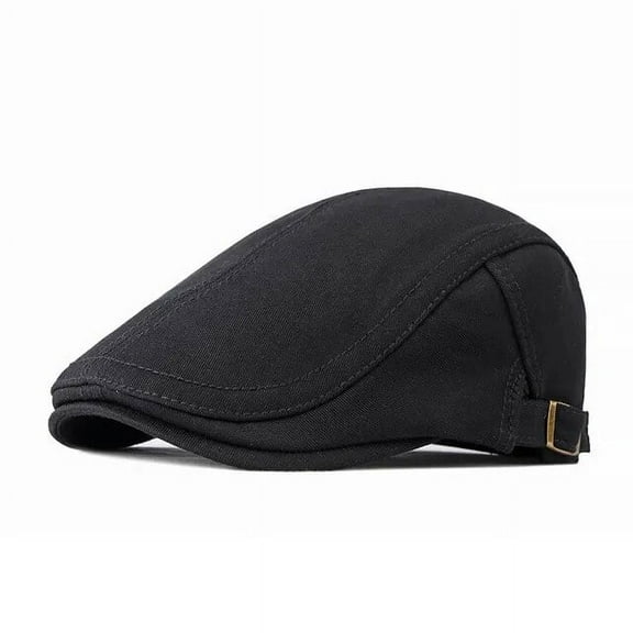 SikaFu Autumn and Winter Cotton Newsboy Caps Warm Flat Peaked Cap Men and Women Painter Beret Hats 105