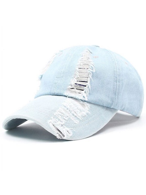 Baseball Cap Men Women Cotton Denim Shabby Baseball Hat Male Female Adjustable Snapback Cap Panels Dad Hat Vintage Caps