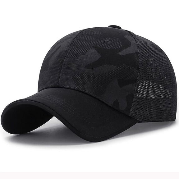 SikaFu Baseball Cap New Summer Sun Hat Camouflage Trucker Mesh Cap Men Women Breathable Baseball Hat Snapback Caps for Men Women