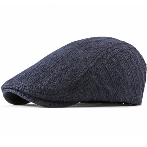 SikaFu Beret Autumn Winter Hats for Men Women Beret Caps Solid Knitted Cap Hat Casual Ivy Flat Cap Men Cabbie Newsboy Caps Women
