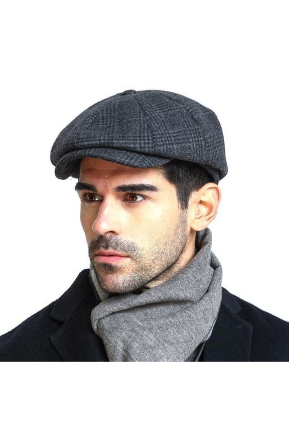 Beret Cap Autumn Winter Hat Men Women Octagonal Newsboy Flat Cap Male Female Vintage Wool Beret Hat Berets for Men Women