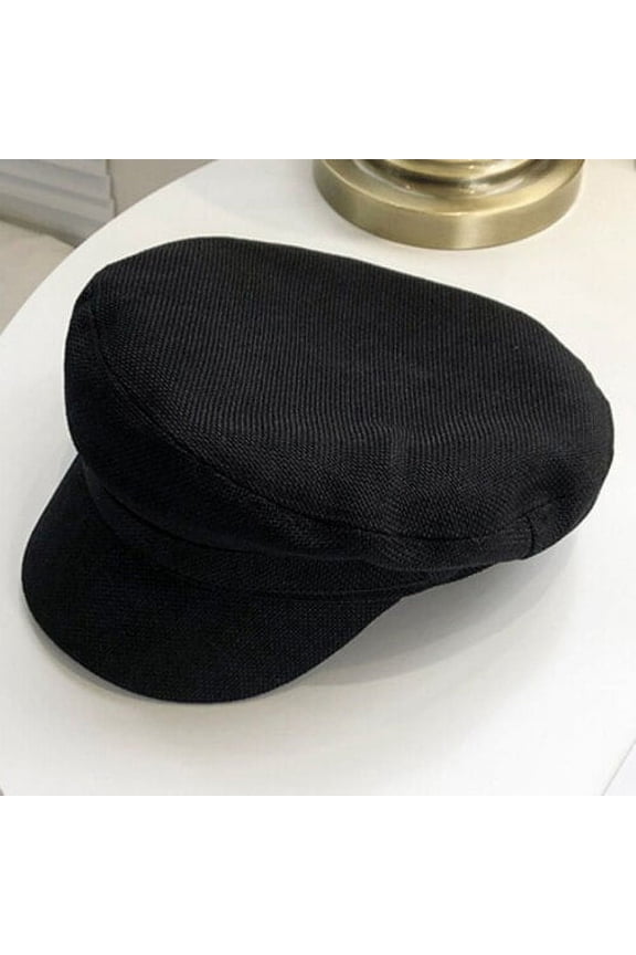 Beret Cap Vintage Men Women Cap Hat Spring Autumn Linen Flat Newsboy Cap Artist Painter Sailor Captain Caps Casual Berets