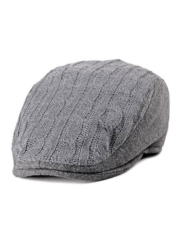 Beret Caps Men Women Autumn Winter Caps Adjustable Men Berets Retro Vintage Ivy Newsboy Caps Solid Knitted Hats Flat Caps