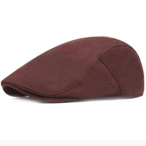 SikaFu Beret Men Women Cap Vintage Artist Painter Hat Solid Plain Adjusted Beret Cap Retro Cotton Beret Hat Newsboy Ivy Flat Cap
