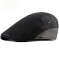 thumbnail image 1 of SikaFu Beret Vintage Men Women Cap Hats for Spring Summer Sun Hat Men Beret Cap Breathable Cotton Patchwork Ivy Newsboy Flat Cap, 1 of 6