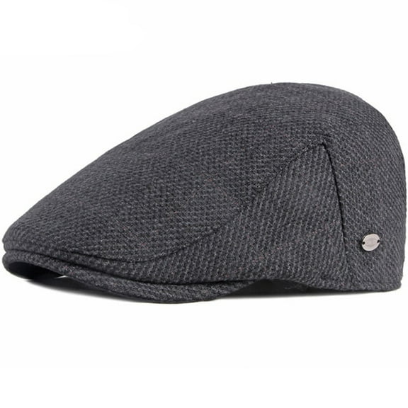 SikaFu Berets Autumn Winter Cap Hat Men Women Plaid Ivy Newsboy Flat Cap Male Female Artist Painter Beret Hat Adjusted Beret Cap