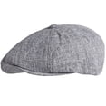thumbnail image 1 of SikaFu Berets Flat Cap Men Women Cotton Linen Ivy Octagonal Newsboy Cap Spring Summer Breathable Beret Hat Male Female Beret Cap, 1 of 6