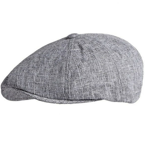 SikaFu Berets Flat Cap Men Women Cotton Linen Ivy Octagonal Newsboy Cap Spring Summer Breathable Beret Hat Male Female Beret Cap