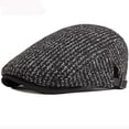 thumbnail image 1 of SikaFu Berets Men Women Autumn Winter Hat Adjustable Newsboy Ivy Flat Cap Knitted Beret Hat Retro Artist Painter Hat Beret Cap, 1 of 6
