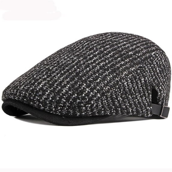 SikaFu Berets Men Women Autumn Winter Hat Adjustable Newsboy Ivy Flat Cap Knitted Beret Hat Retro Artist Painter Hat Beret Cap