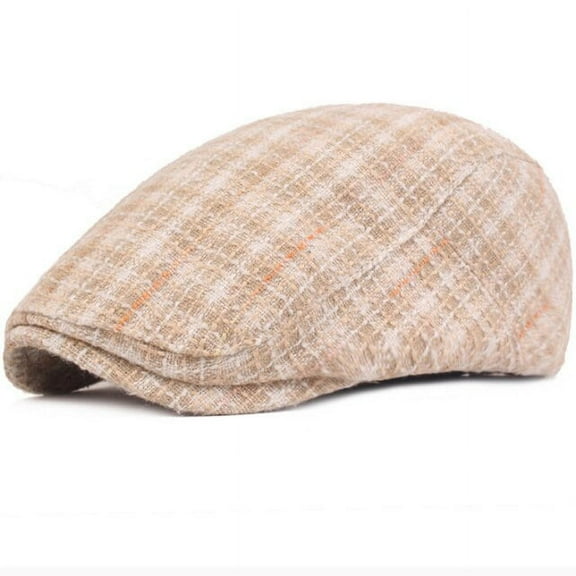 SikaFu Berets Men Women Beret Cap Vintage Artist Painter Beret Hat Retro Adjustable Ivy Newsboy Flat Cap Plaid Gastby Cabbie Cap