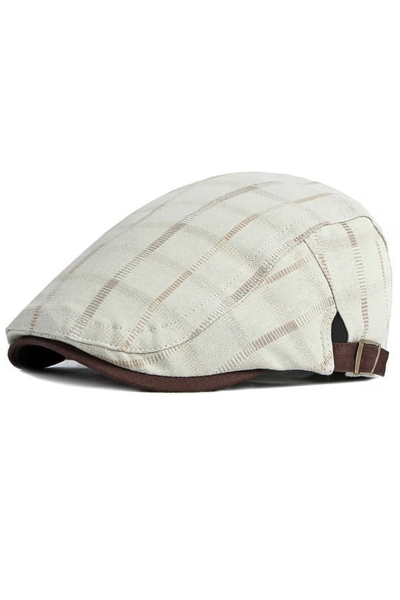 Berets Men Women Cap Spring Summer Hat Male Female Beret Cap Adjust Plaid Artist Painter Beret Hat Ivy Newsboy Flat Caps