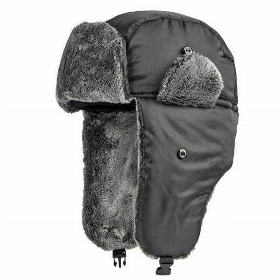 SikaFu Bomber Hat Men Women Thick Warm Winter Hat Windproof Ski Trapper Earflap Cap Unisex Russian Hat Male Female Russian Caps