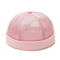 thumbnail image 1 of SikaFu Brimless Docker Cap Washed Style Boy Girls Student Skullcap Hats Men Cotton Beanie Docker Brimless Hat Rolled Cuff Harbour Hats, 1 of 6