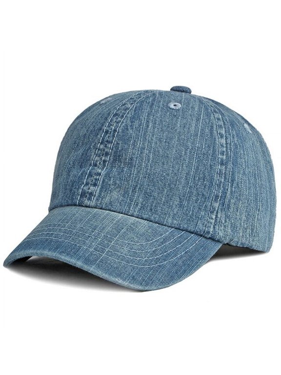Caps for Men Women Panels Denim Baseball Cap Male Female Cotton Baseball Hat Unisex Adjustable Snapback Cap Summer Hat