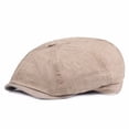 thumbnail image 1 of SikaFu Classic Retro Berets Western Men Women Cotton Gastby Octagonal Flat Caps Vintage Washed Denim Beret Caps for Men Women, 1 of 6