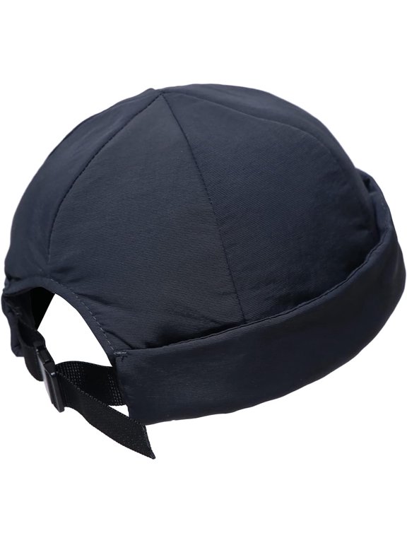 Cotton Docker Cap Brimless Hat Men Women Skullcap Beanie Worker Sailor Cap Roll-up Edge Watch Hat Durable Warm Leon Hat