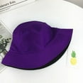 thumbnail image 1 of SikaFu Cotton Double Sided Solid Color Bucket Hat Fisherman Hat Outdoor Travel Hat Sun Cap Hats for Men and Women 182, 1 of 6