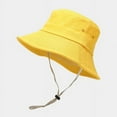 thumbnail image 1 of SikaFu Cotton Solid Color Bucket Hat Fisherman Hat Outdoor Travel Sun Cap For Men And Women 188, 1 of 6