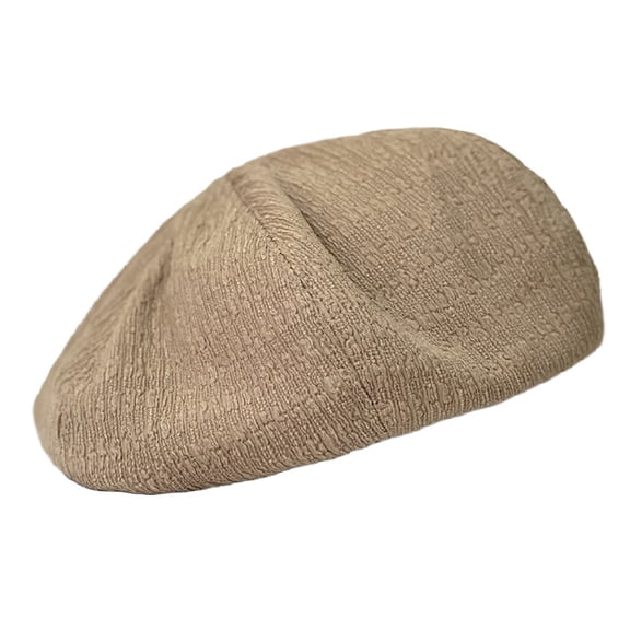 SikaFu (Cream Yellow In Summer) Show Face Little Belle Hat Children's Folded Bubble Gauze Show White Raspberry Red Painter Hat Trend