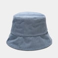 thumbnail image 1 of SikaFu Fall Winter Classic Corduroy Bucket Hat Outdoor Panama Harajuku Fishing Bucket Hats for Female Male Unisex Casual Cap Gorras, 1 of 6