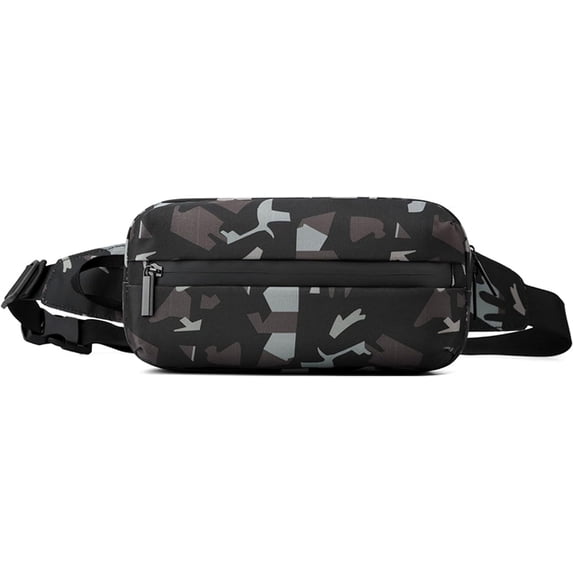 SikaFu Fanny Pack for Men, Oxford Cloth Waist Pack Chest Bag Hip Bum Bags for Travel Walking Running Hiking Cycling (Blue)