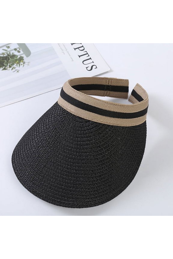 Female Version Of Empty Straw Hat Travels To Shade Sunscreen Hats Fashion Sun Hat Lafite Sun Hat, Grass Editor Cold Hat