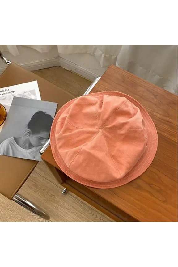 Fisherman Hat Female Spring And Summer Sun Protection UV Black Bucket Hat Wild Face-lift Irregular Shape Of Clouds Sun Gorro