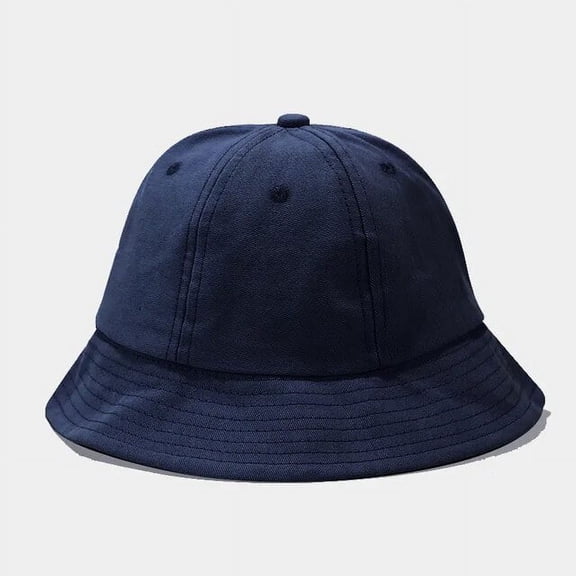 SikaFu Four Seasons Cotton Solid Bucket Hat Fisherman Hat Outdoor Travel Sun Cap for Men and Women 188