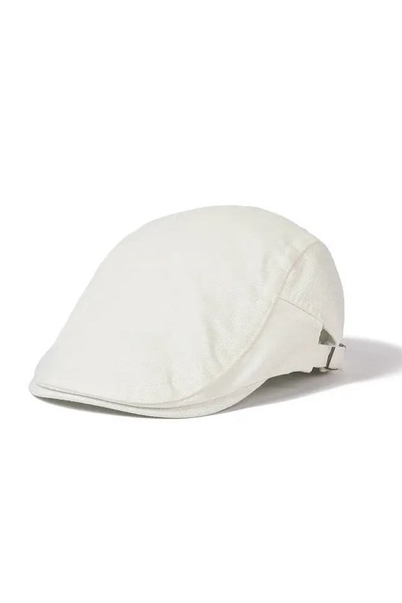 Four Seasons Cotton Solid Newsboy Caps Flat Peaked Cap Men and Women Painter Beret Hats 118