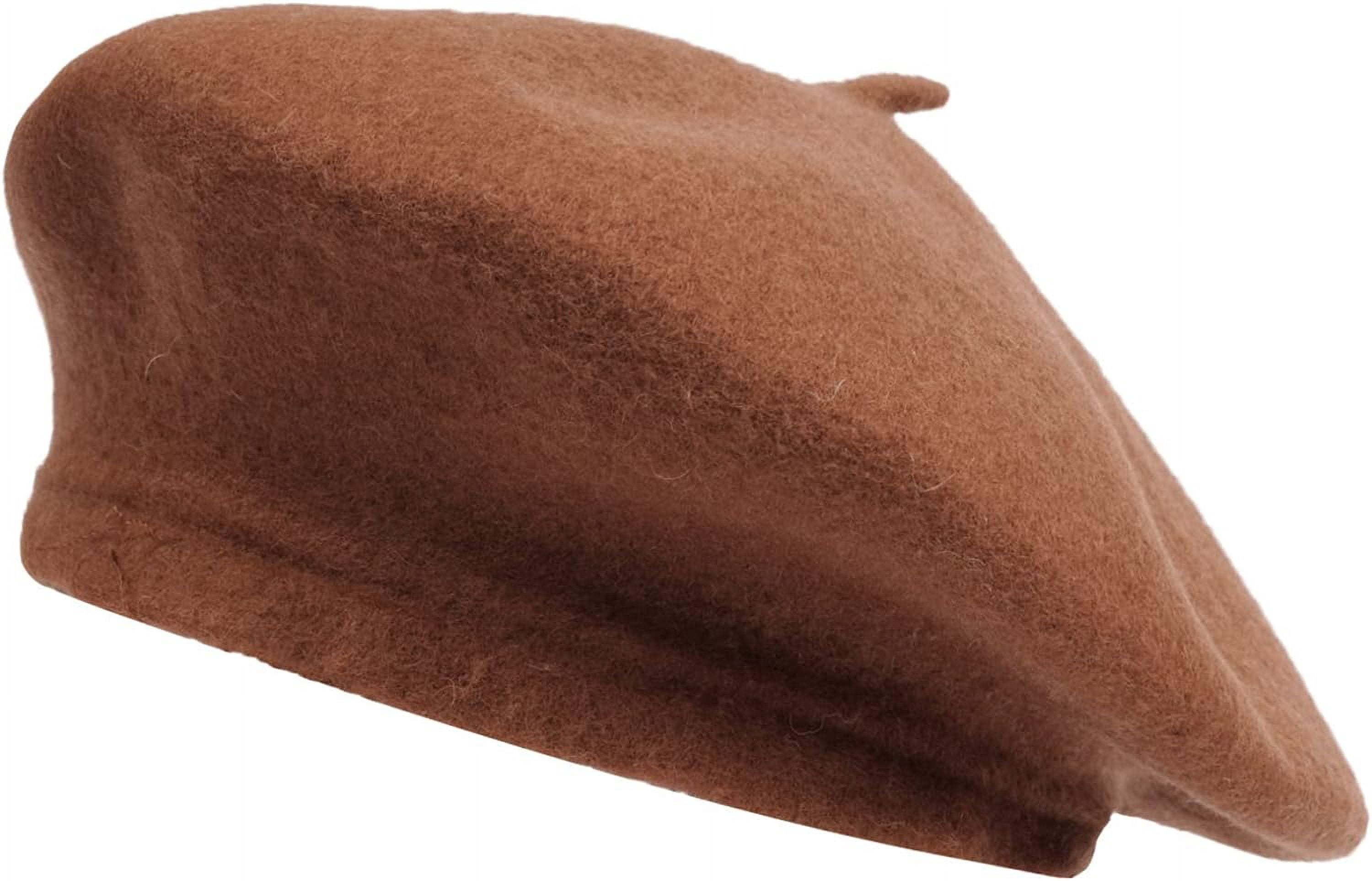 SikaFu French Wool Beret Hat for Women Men Fall Winter Hats Solid Color ...