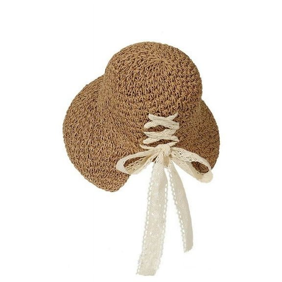 SikaFu Grass Woven Hat For Women's New Internet Famous Straw Hat Summer Anti UV Sun Shading Hat Vacation Sun Hat