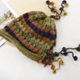 thumbnail image 1 of SikaFu Handmade Weaving Baotou Hat Female Spring And Autumn Thin Hollow Wool Hat Retro Literary Knit Cap, 1 of 9