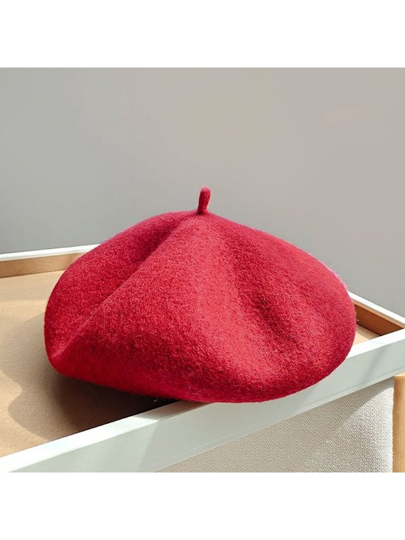 Hat Girl Autumn And Winter Bandal Beret. Female British Retro Korean Version Of The New Japanese Cashmerer Bei