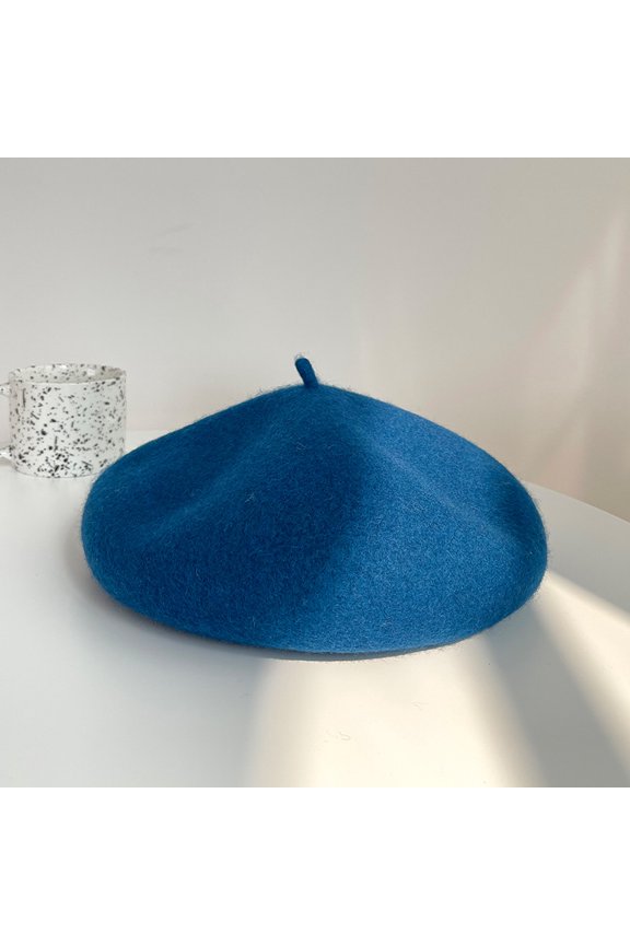Hat Girl Autumn And Winter Bandal Beret. Female British Retro Korean Version Of The New Japanese Cashmerer Bei